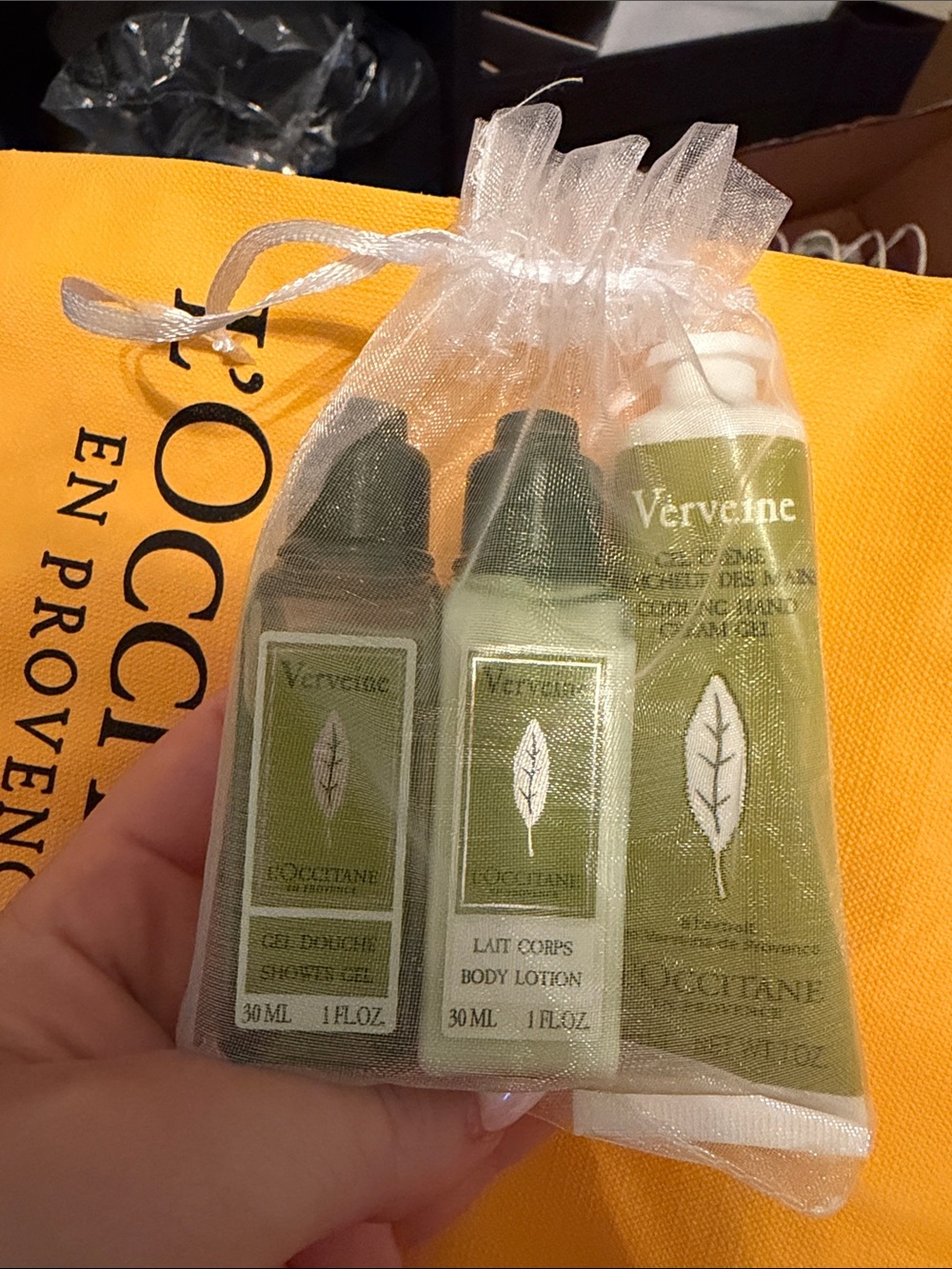 L'OCCITANE Green Verbena Mini Bath & Body Gift Set